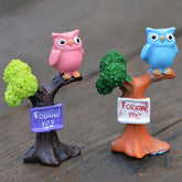 Miniature Garden Ornaments with Animals and Butterflies